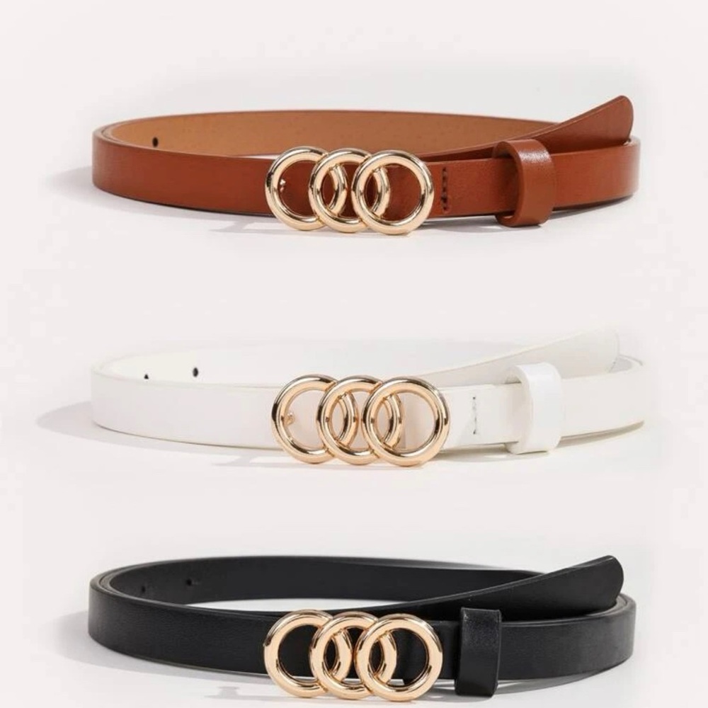 3 Piece Buckle Belt